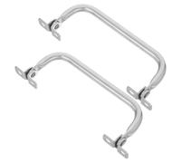 minkissy Heavy Duty Stainless Steel Folding Pull Handle with Stable Load Capacity and Easy Installation 2pcs Space-Saving Design Brushed for Kitchen Cabinet Door Frames and Tool Carts
