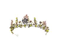 minkissy Hollow Crown Rhinestone Hair Accessories Bridal Tiara Wedding Fascinators