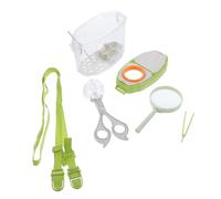 minkissy Insect Observation Box with Magnifying Lid Portable Plaything Educational Bug Catcher for Boys and Includes Tweezers and Feeding Accessories for Exploration and