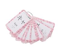 minkissy Japanese Flashcards for Portable Vocabulary Building Hiragana Katakana Study Cards Self-learning Tool for Beginners Enhancing Retention and Pronunciation Skills