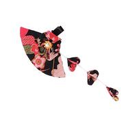 minkissy Japanese-style Handmade Cherry Blossom Tassel Hair Clip for Women Floral Fabric Headdress Accessory for Parties and Traditional Events Random Style