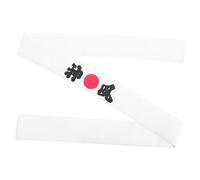 minkissy Japanese Style Headband for Men 1 Piece Decorative Samurai Hairband Fitness and Cooking Headband for Karate Training and Cheering