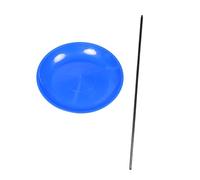 minkissy Juggling Skill Game Spinning Plate with Stick for Circus Tricks and Entertainment Lightweight Portable Juggling Kit for Beginners and Performers Blue