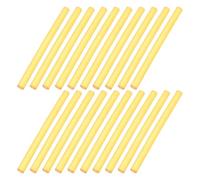 minkissy Keratin Adhesive Glue Sticks with Nano Technology for Hair Extensions 48pcs Quick Application, Yellow Glue Sticks for Professional Stylists, for Salon Use and Hair Extension