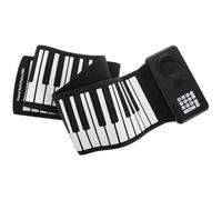 minkissy Keys Roll Up Piano Keyboard Portable Foldable Silicone Electronic Keyboard with Built In Speaker Soft Silicone Material Full Key Layout for Travel and Beginners