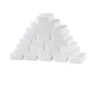 minkissy Kitchen Cleaning Sponges 50pcs 2x6x10cm Pads Dishwashing Scrubbing Household Cleaning for Pots, Pans and Sink