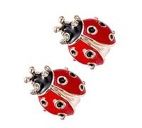minkissy Lady Ear Studs Women Ear Jewelries Ladybug Earrings Studs Earrings for Women