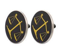 minkissy Lapel Pin, and Alloy Material 2pcs Featuring Justice Libra Scale Design Lightweight and Secure Fit Lawyer for Men for Formal Wear Law School Presents