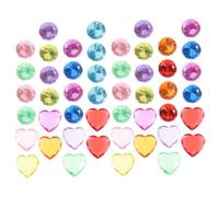 minkissy Large Plastic Diamond Gems Decorative Artificial Gemstones for Vase Filling Pirate Treasure Chest Pool Diving Wedding and Party Decorations