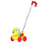 minkissy Large Walker Push Dog with Bell Spacious Stroller for Early Walking Support Muscle Strengthening Push Car for Boys for Development and Storage