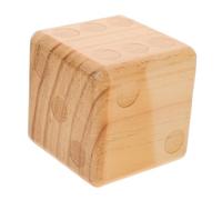 minkissy Large Wooden Dice Game Prop Giant Dice for Outdoor Lawn Games Hand Polished Design Safe for Indoor Outdoor Use for Parties and Gatherings