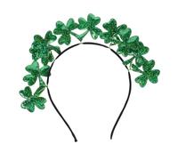 minkissy Laser Cut Shamrock Festival Headband for St Patricks Day Party Essential Irish Leaf Hairband Accessories