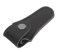 minkissy Leather French Horn Mouthpiece Pouch Protective Bag Holder for Trumpet Trombone Euphonium, Sturdy Round Mouthpiece Case Suitable for Wind Instrument Carrying and Storage
