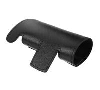 minkissy Leather Trumpet Valve Protector Pad for B-flat Trumpet Piston, Comfortable Pu Leather Cover with Stylish Appearance, Easy to Use for Performance Occasions