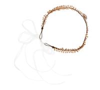 minkissy Leaves Headband for Women Fairy Wedding Hair Accessory Lightweight Leaf Design for Role Play and Festivals Brides and Bridesmaids