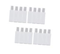 minkissy Lenses Box Accessories 20pcs Plastic Empty Bottles Caps Refillable Liquid Containers