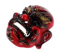 minkissy Lightweight Resin God of Wealth Mask for Halloween Scary Cosplay and Stage Shows Handcrafted Design Comfortable Fit for Parties and Themed Events