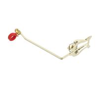 minkissy Lightweight Stainless Steel Music Sheet Clip for French Horn with Versatile Use, Golden Marching Band Instrument Music Holder for Musicians and Children in Home and Outdoor
