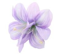 minkissy Lily Flower Hair Clip Artificial Floral Hair Accessory for Women Beach Style Grace Hairpin Lightweight Side Flower Clip Versatile Use for Various Occasions