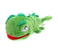 minkissy Lizard Hand Puppet Movable Mouth Educational Puppet for Storytelling and Role Play Safe for Enhancing Creativity and Communication Skills