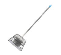 minkissy Long Handled Dustpan and Brush Metal Dustpan Brush Easy Cleaning for Kitchen and Home