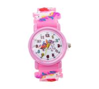 minkissy Lovely Unicorn Wristwatch for for Adorable Design with Numbers Comfortable Strap for Learning to Tell