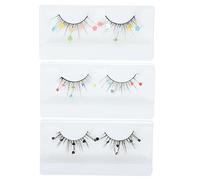 minkissy Luxurious Butterfly Heart Sequin Eyelashes Long Fake Lashes Glitter Lash Extensions Set