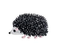 minkissy Luxury Alloy Brooch Metal Corsage Pin Women's Fashion Brooch Black Jewelry Lapel Pin Dress Accessory Hedgehog Design