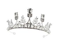 minkissy Luxury Bride Crown Girl Rhinestone Tiara Perfect for Prom Birthday Baroque Style Headpiece