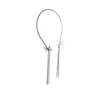 minkissy Luxury Hair Band Rhinestone Headband Tassel Head Chain Female Head Decoration Perfect for Wedding