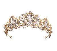 minkissy Luxury Wedding Bridal Crown Girls Tiara Rhinestone Headpiece Hair Jewelry Set