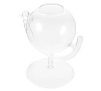 minkissy Made of Elegant Glass Cocktail Glass Goblet Globe-Shaped with Stable Bottom, for Party Bars and Fancy Drinking Occasions
