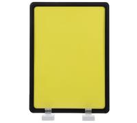 minkissy Magnetic Shelf Labels with Black A4 Frame and Protective Film, Wear-Resistant Magnetic Sign Holders with 2 Dual-Purpose Magnet Bases for Warehouse and Supermarket Supply