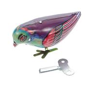 minkissy Magpie Clockwork Retro Wind Up Tin for Adults Bag Fillers Vintage Design for Attention Cultivation No Battery Fun