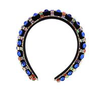 minkissy Make up Hair Headband Diamond Headband Rhinestone Hair Hoop Retro Headdress