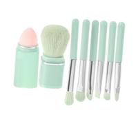 minkissy Makeup Brush Set 5pc Travel Size Eye Face Blush Brushes Soft Bristles Compact Ideal for Beauty Tools