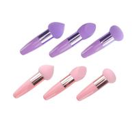 minkissy Makeup Sponges for Blending Suite 2 Pack of 6 Pcs Gentle Latex Tips Makeup Tool