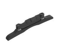 minkissy Mandolin Bridge Ebony Wood Replacement Saddle Mandolin Parts Instrument String Bridge Accessories Musical Instrument