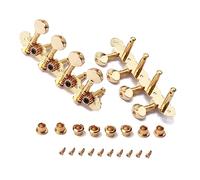 minkissy Mandolin Guitar Machine Heads 8-string 4l4r Right and Left Handed Tuning Pegs Set Mounting Screws Ferrules Compatible Mandolin and Guitar