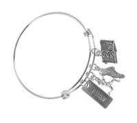 minkissy Marathon Bangle Stainless Steel Running Bracelet for Women Comfortable Sports Jewelry Half Marathon Commemorative Gift Fitness Wristband