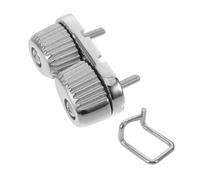 minkissy Marine Stainless Steel Boat Clamp 66x31mm for Boat Lines, Wire Rope Clamp 6-12mm, Rust Resistance for Sailboats and Marine Environments
