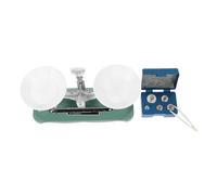 minkissy Mechanical Experiment Balance Scale with Weights Tray Laboratory Science Teaching Tool for Physics Education and Calculation Practice