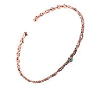 minkissy Medieval Gothic Thorn Crown with Green Gemstones Lightweight Handcrafted Tiara for Women and Men for Renaissance Parties Cosplay Halloween Birthday Costume Accessory