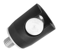 minkissy Metal Archery Stabilizer Coil Part with Smooth Surface and Aluminium Alloy Material for Shooting Practice and Vibration Suppression in Black