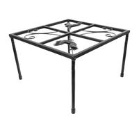 minkissy Metal Chicken Feeder Holder Rack for Coop Use, Square Iron Support Frame with Durability and Easy to Install Features, Poultry Farm and Chicken Coop Accessory