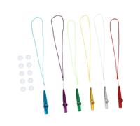 minkissy Metal Kazoo Musical Instrument Set with Replaceable Diaphragm and Lanyard Aluminium Alloy Kazoo for Boys and Girls and Adults Easy to Learn for Music Teaching and Recreational Use