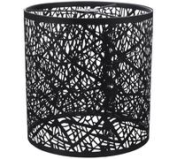 minkissy Metal Lampshade Floor Lampshade E27 Socket Hollow Carving Pattern Wrought Iron Sturdy Soften The Light Modern Design for Living Rooms