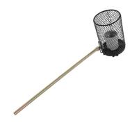minkissy Metal Pet Cage Lampshade Protector for Lamp, Anti-scald Lamp Cover with Mesh Design, Suitable for Lizard Terrarium and Heated Bulbs, Black Metal Guard for Habitat Lighting