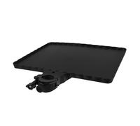 minkissy Mic Stand Tray for Live Streaming Recording Multi Purpose Audio Equipment Holder Durable Plastic Design for Microphones Sound Cards for Public Speaking