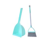 minkissy Mini Childrens Cleaning Set Mint Green Little Housekeeping Helper Pretend Play for Educational Mini Broom and Dustpan for Sweeping Corners Parent Activity Tool for Early Housework